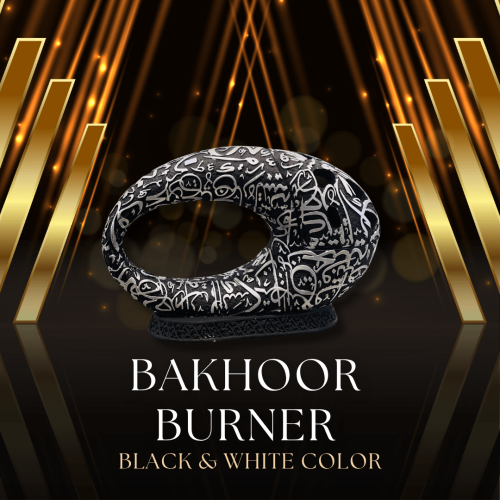 Bakhoor Burner Black & White